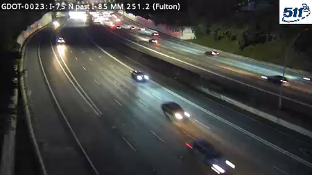 GDOT-0023: I-75 N past I-85 MM 251.2 (Fulton)