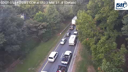 GDOT-0581: I-285 CCW at US23 MM 31.8 (DeKalb)