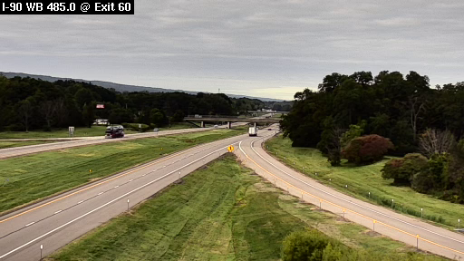 I-90 MP 485.00 WB at Interchange 60 (Westfield)