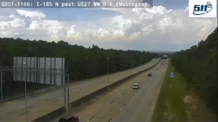 GDOT-1100: I-185 N past US27 MM 0.8 (Muscogee)