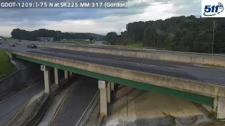 GDOT-1209: I-75 N at SR225 MM 317 (Gordon)