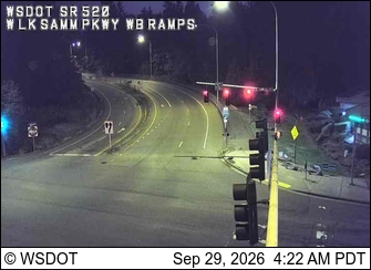 SR 520 at MP 11.8: W Lake Sammamish, WB Ramps