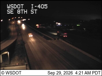 I-405 at MP 12.8: SE 8th St