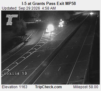 I-5 at Grants Pass Exit MP58