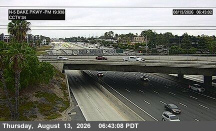 I-5 : (34) Bake Parkway (Lake Forest)