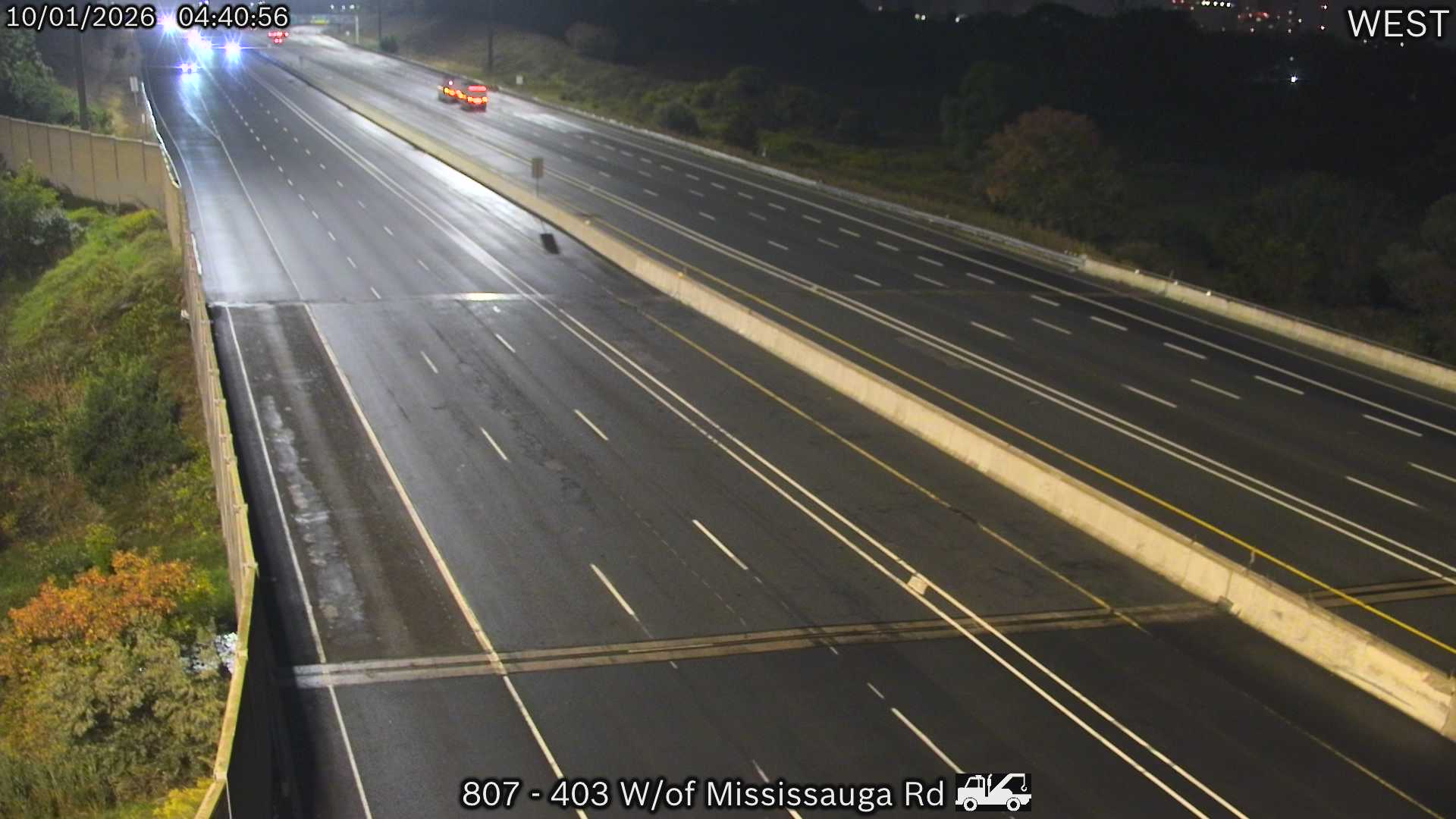 Highway 403 West of Mississauga Road