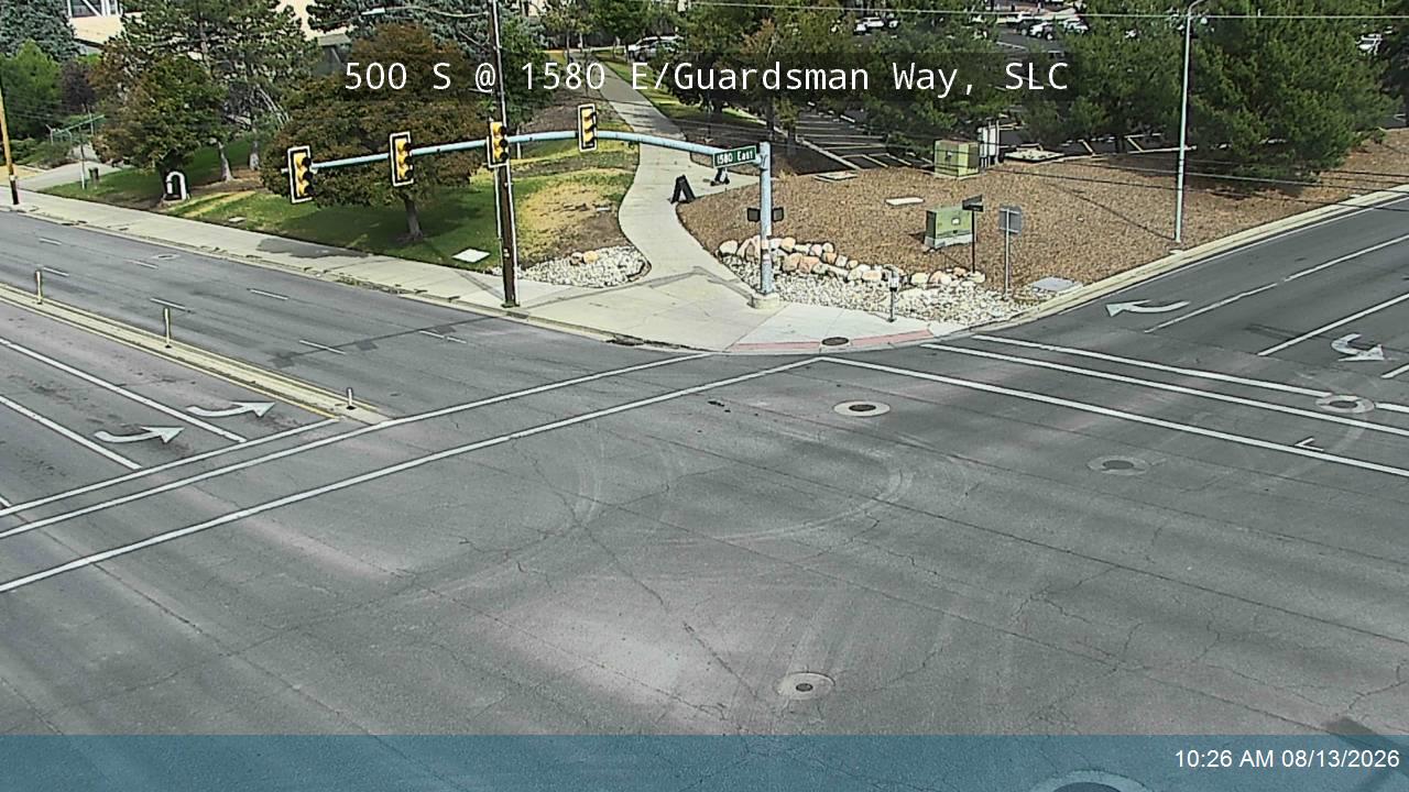 500 S / University Blvd / SR-186 @ 1580 E / Guardsman Way, SLC