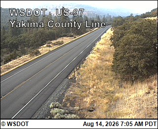 US 97 at MP 34.5: Yakima County Line