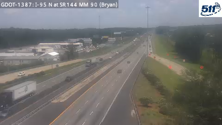 GDOT-1387: I-95 N at SR144 MM 89.2 (Bryan)