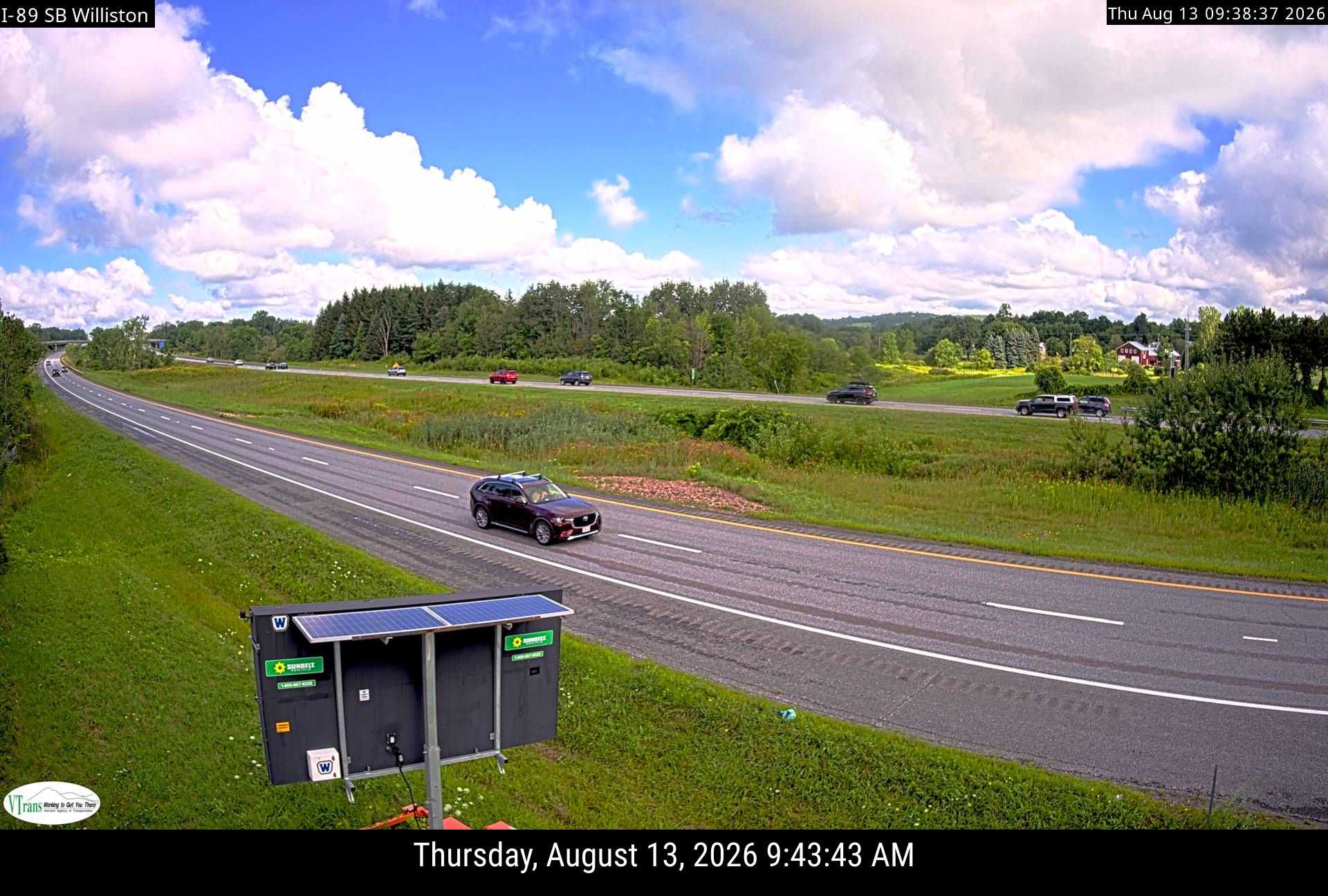 I-89 MM 81.35 SB WILLISTON