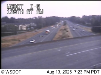 I-5 at MP 186.4: 128th St SW