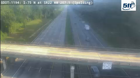 GDOT-1194: I-75 N at SR22 MM 207 (Spalding)