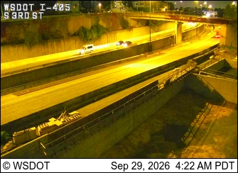 I-405 at MP 3.6: S 3rd St