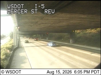 I-5 at MP 166.7: Mercer St Express Lanes