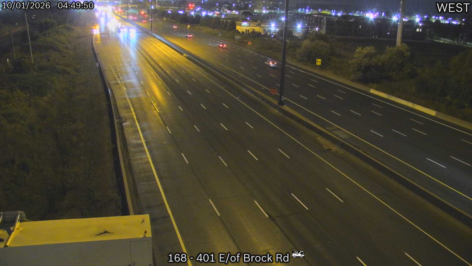 Highway 401 East of Brock Road