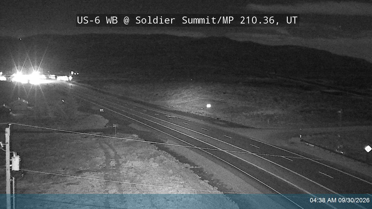 US-6 WB @ Soldier Summit / MP 210.36, UT