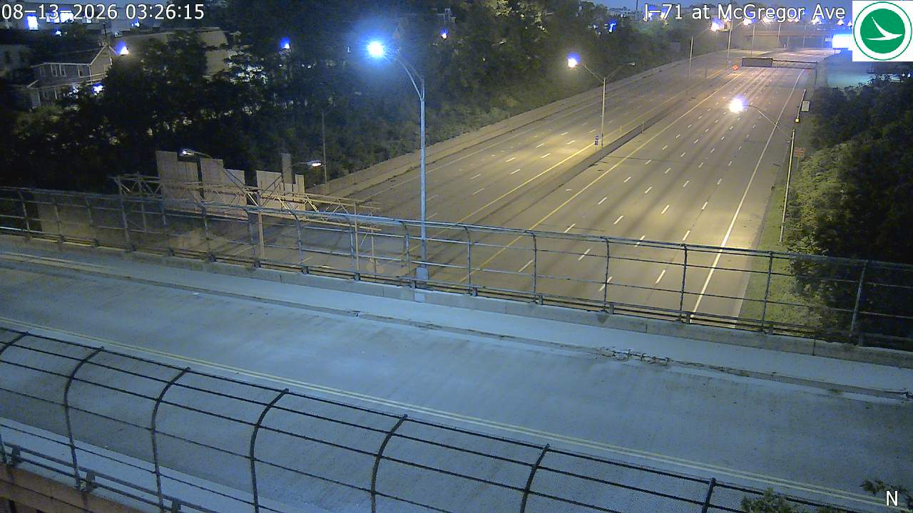 I-71 at McGregor Ave