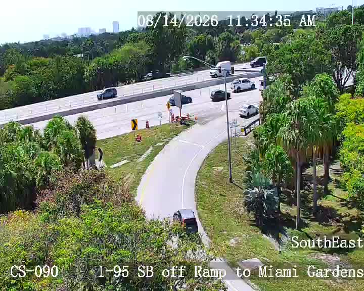 I-95 SB off Ramp to Miami Gardens