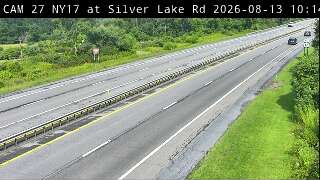 NY 17 at Silver Lake Road (Flashing Beacon)