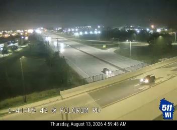 I-41/US 45  - I-41/US 45 at Pilgrim Rd