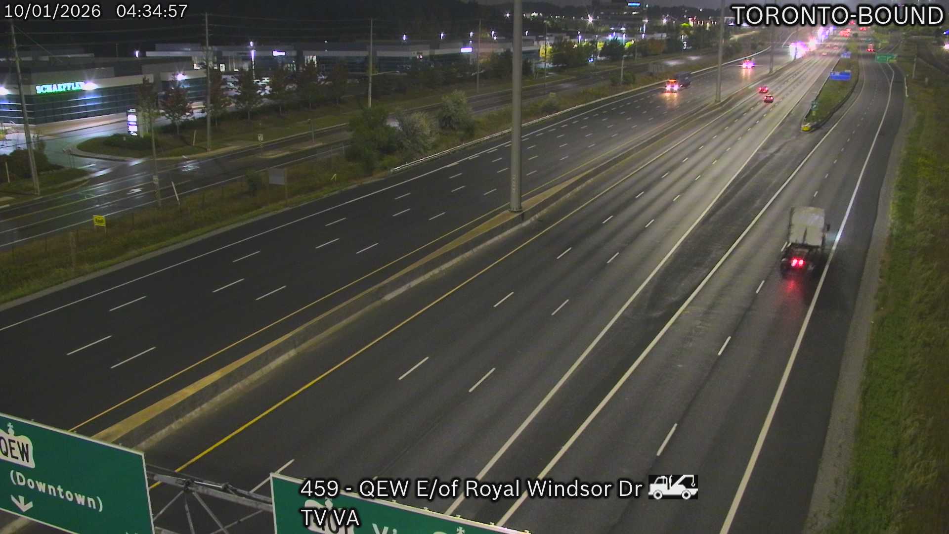 QEW East of Royal Windsor Drive