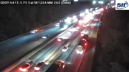 GDOT-0413: I-75 S at SR120A MM 265 (Cobb)