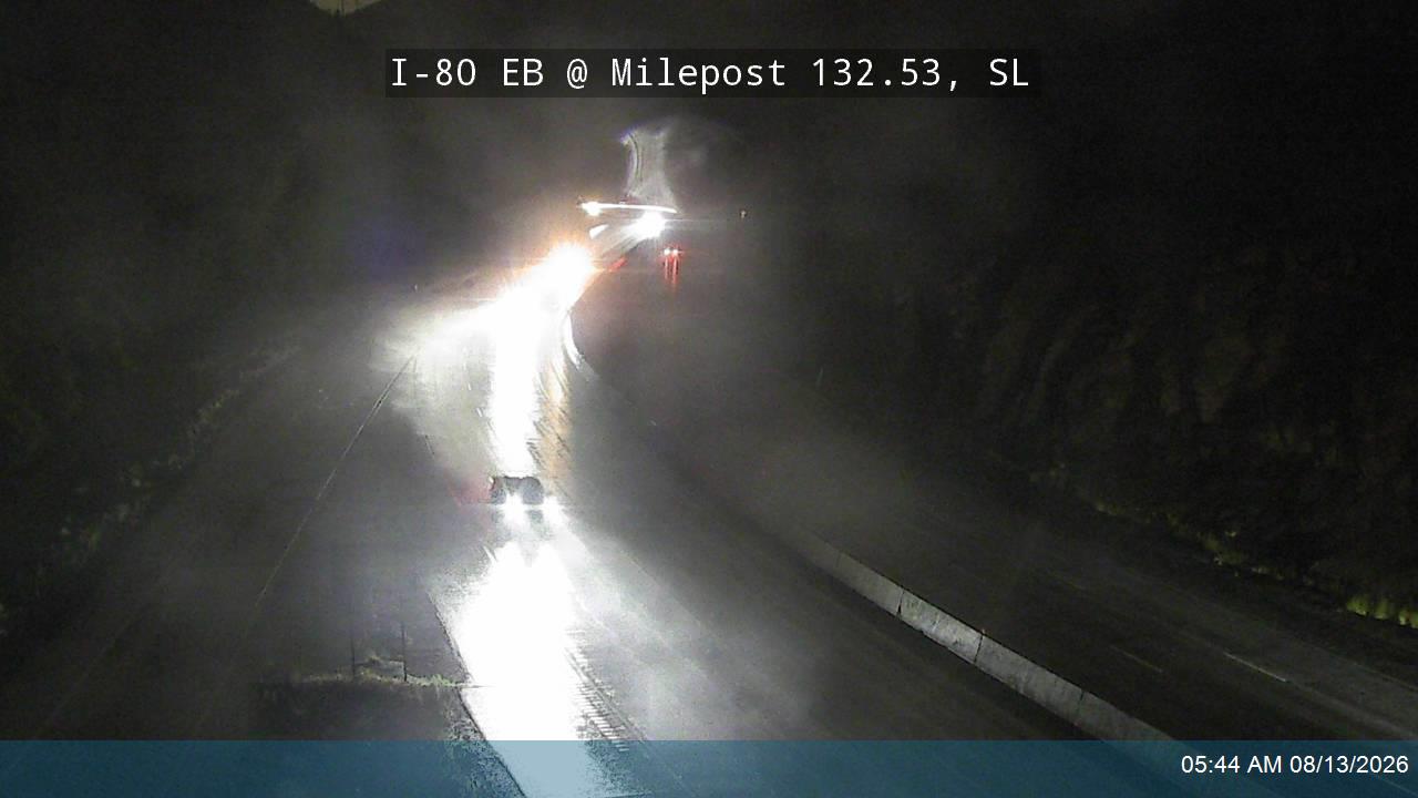 I-80 / Parley's Canyon EB @ Milepost 132.53, SL