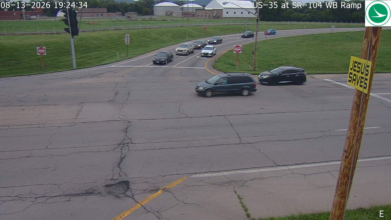 US-35 at SR-104 WB Ramp