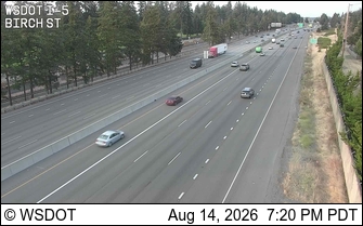 I-5 at MP 124.1: Birch St