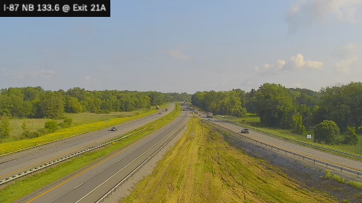 I-87 MP 133.60 NB at Interchange 21A (Berkshire Connector)