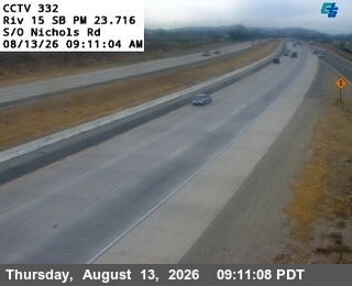 I-15 : (332) South of Nichols Road