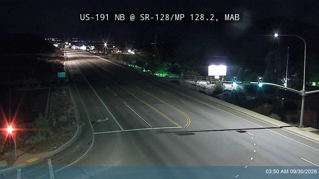 US-191 NB @ SR-128 / MP 128.2, MAB