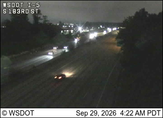 I-5 at MP 152.8: S 183rd St