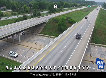 I-43  - I-43 at Mason St/County V