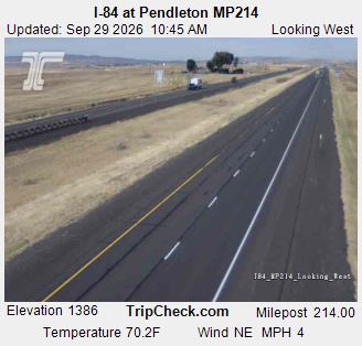 I-84 at Pendleton MP214